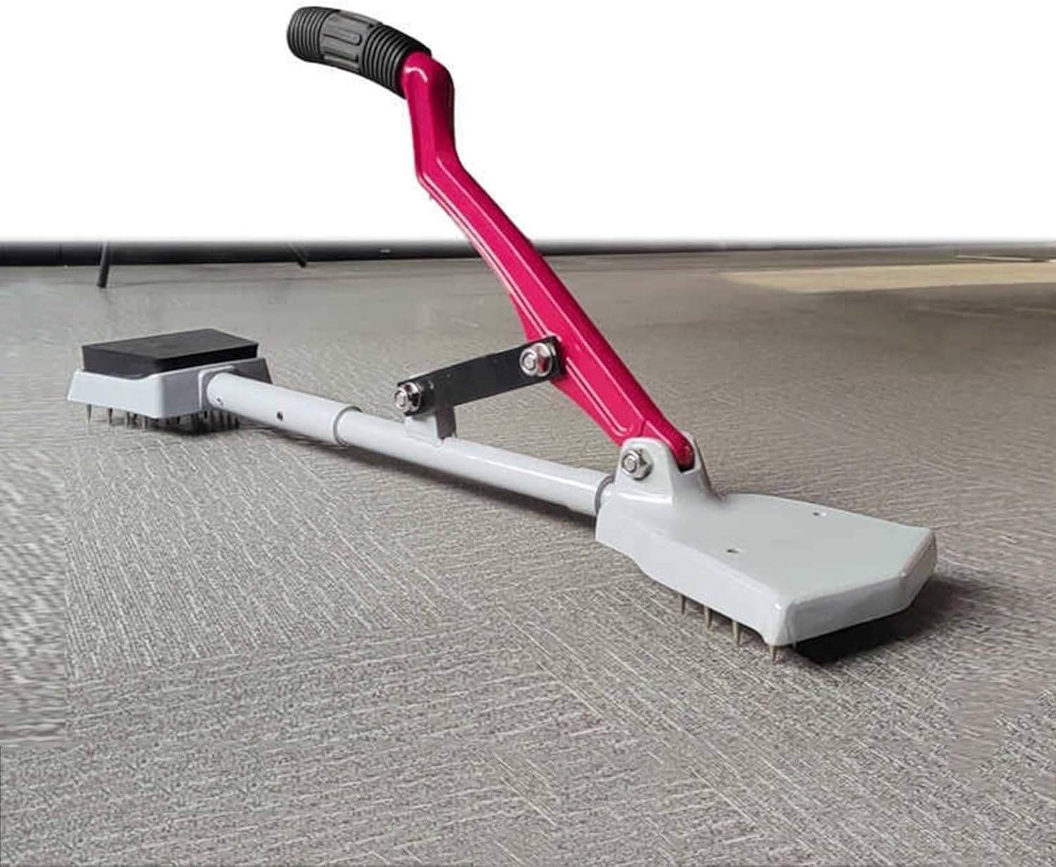 Kneeless Carpet Stretcher Tool with Soft Rubber Handle & Grippers - Essential for DIY Flooring Installation, Professional Carpet Fitting & Home Improvement Projects