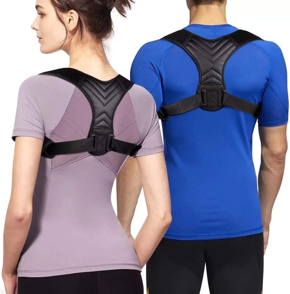 New Back Posture Corrector Belt Women Men Prevent Slouching Relieve Pain Posture Straps Clavicle Support Brace Drop Shipping(Large-L)