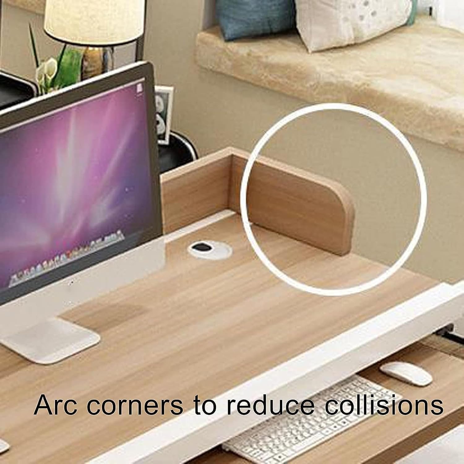 Overbed Table with Wheels, Rolling Laptop Stand Over Bed Desk, Trolley Mobile Writing Study Desk,Adjustable Length and Height Hospital Tray Table 140cm