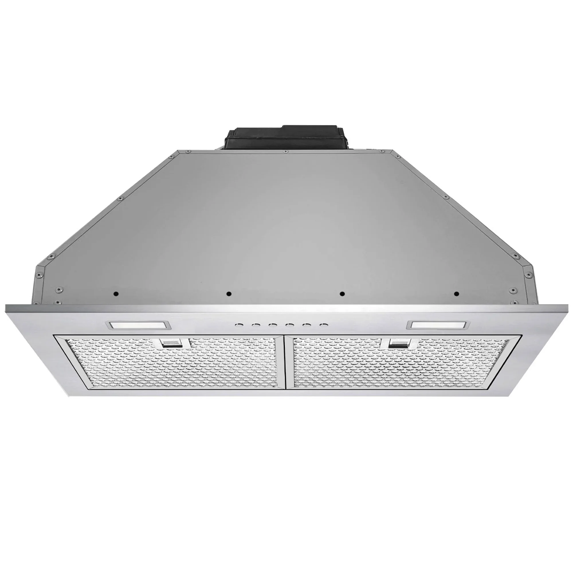Victory 27-Inch 600 CFM Insert Range Hood with 4-Speed Push Button in Stainless Steel, Bright LED Lights, Auto-Shutoff Timer (Q1-27)