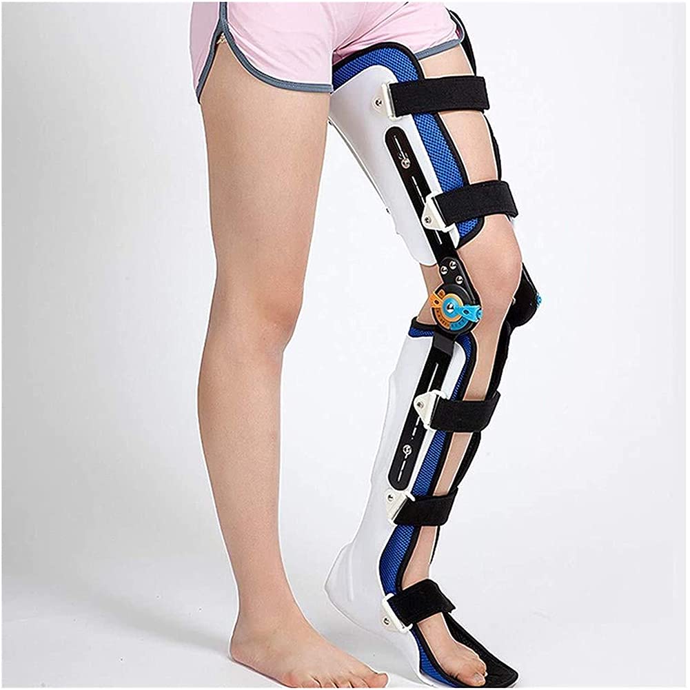 Support Lower Limbs Orthosis,Knee Ankle Foot Orthosis Braces,Leg Fracture,Lower Limb Paralysis,Hip Walking Fixed with Walking Boots Brace (Left Leg-One Size