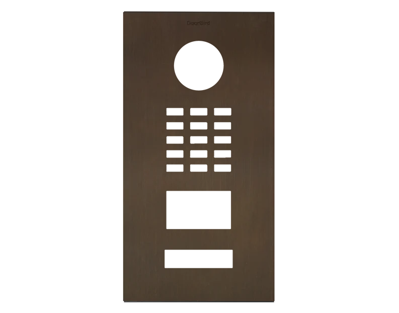 DoorBird Front Panel for D2101V in Architectural Bronze