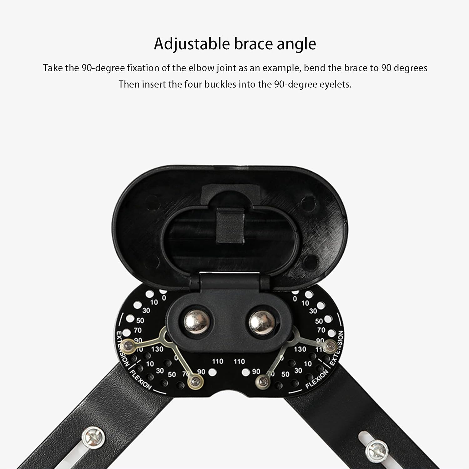 Hinged Elbow Brace for Dislocated Arm Surgery Injury Recovery Pain Relief Arm Support Splint Orthosis Surgery Recovery Ligament and Tendon Repairs and Dislocation by Brace,Left