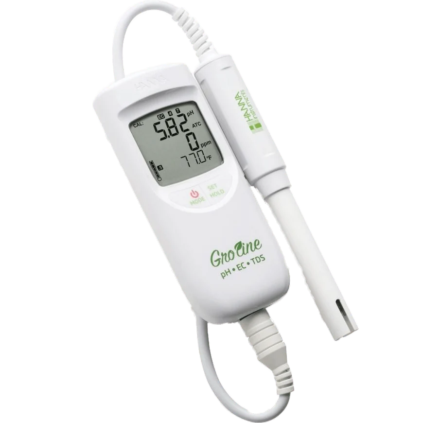 Hanna Instruments GroLine Waterproof Portable pH/EC/TDS Meter