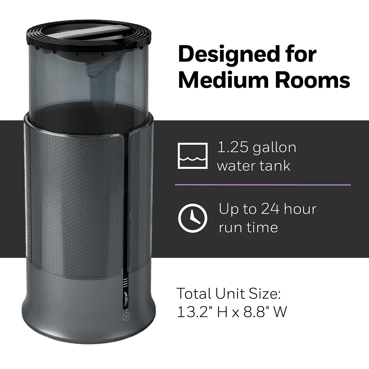 Honeywell Designer Series HUL430 1.25 Gal. Cool Mist Humidifier