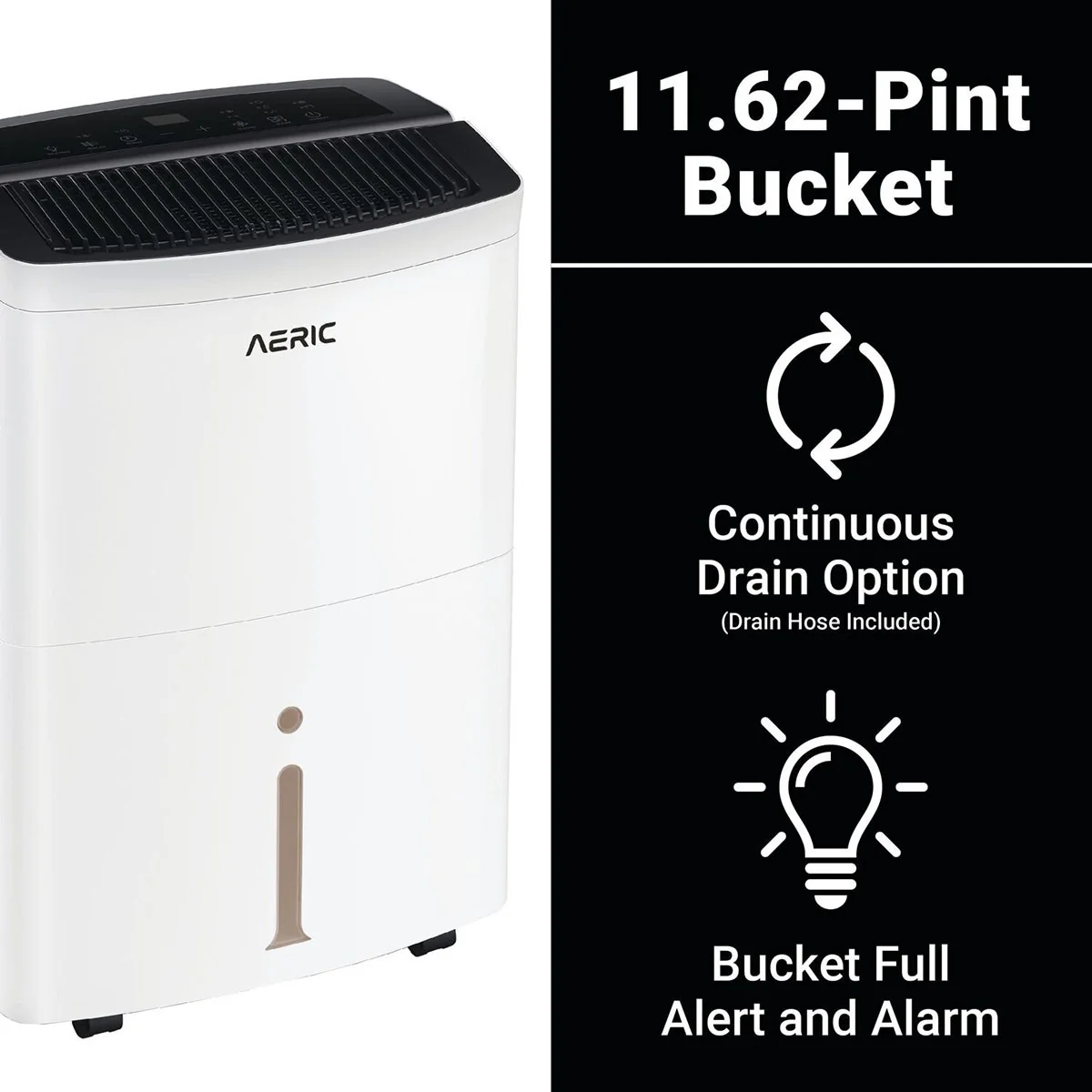 Aeric AERD351P 35 Pint Energy Star Dehumidifier