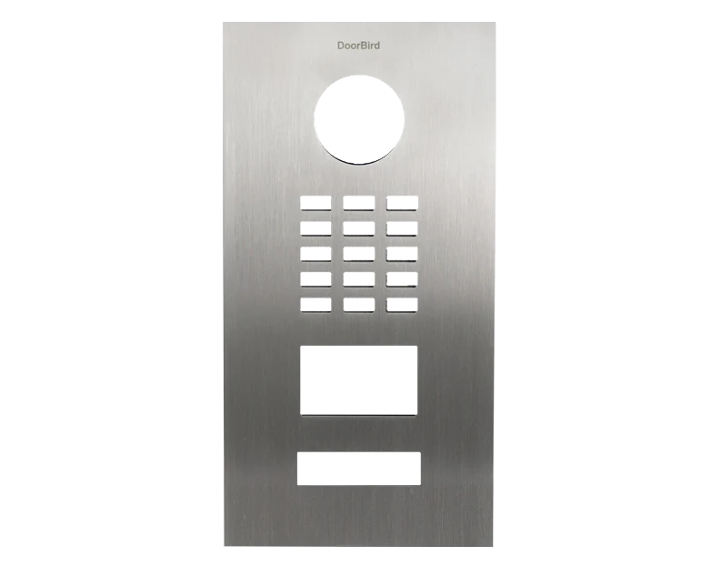 DoorBird Front Panel for D2101V in Stainless Steel V2A