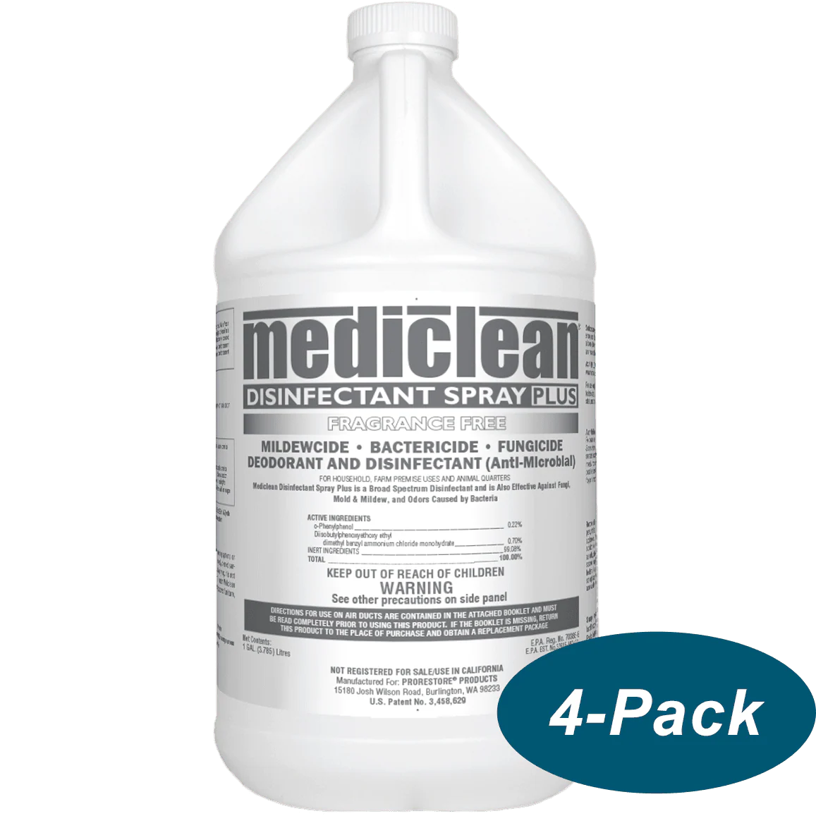 MediClean Disinfectant Spray Plus - Case of 4