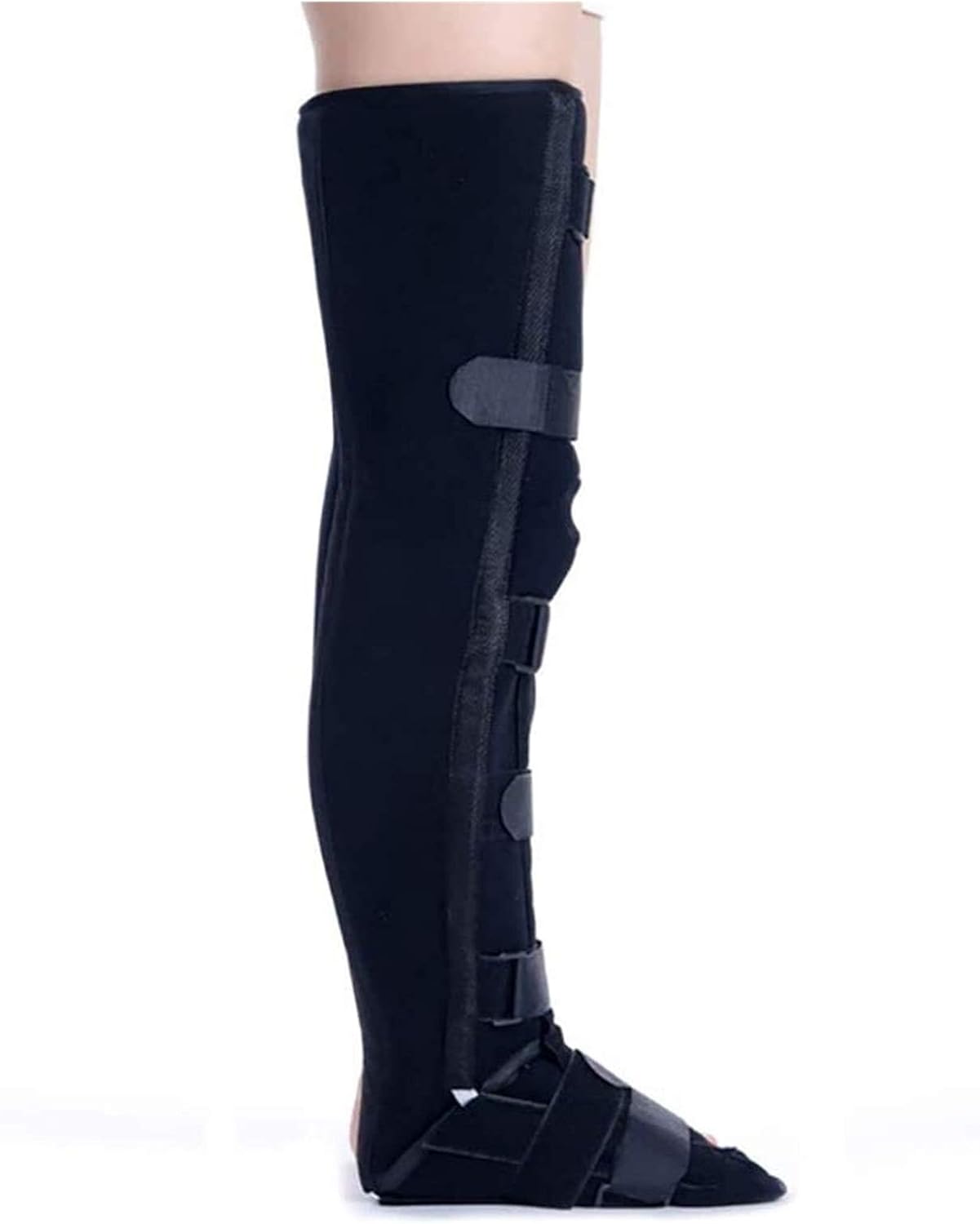 Adjustable Knee Ankle Brace, Leg Immobilizer, Knee Foot Drop Brace - Joint Pain, Tendon, Ligament Protective Equipment Soft Breathable and Good Elastic