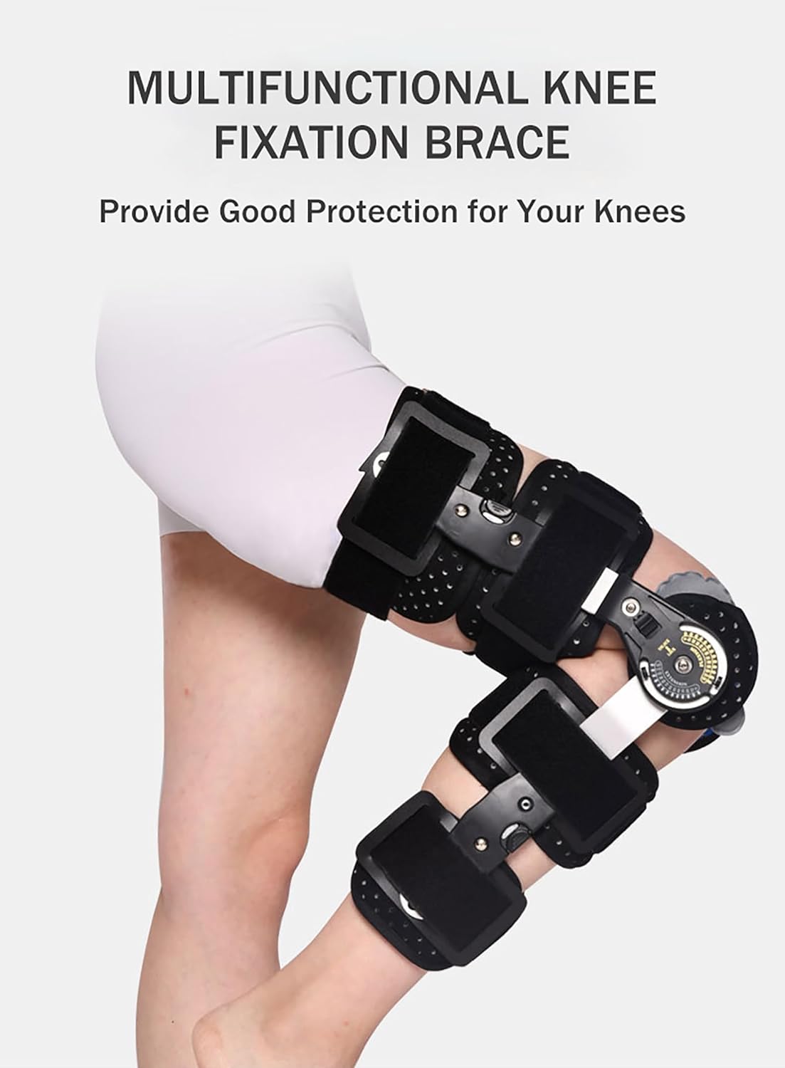 Knee Support, Oa Knee for Arthritis, Osteoarthritis, Avascular Necrosis, B On B Knee Joint Relief, Adjustable Knee Immobilizer,