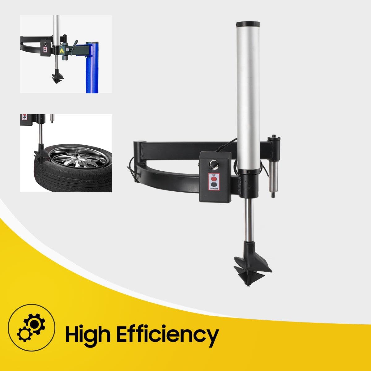 Tire Changer Machine Assist Arm Left Assistance Auxiliary Arm for Tire Changing Machines, Professional Left Auxiliary Arm Wheel Repair Assist Elbow Accessories Arm Tire Head 120mm*36mm