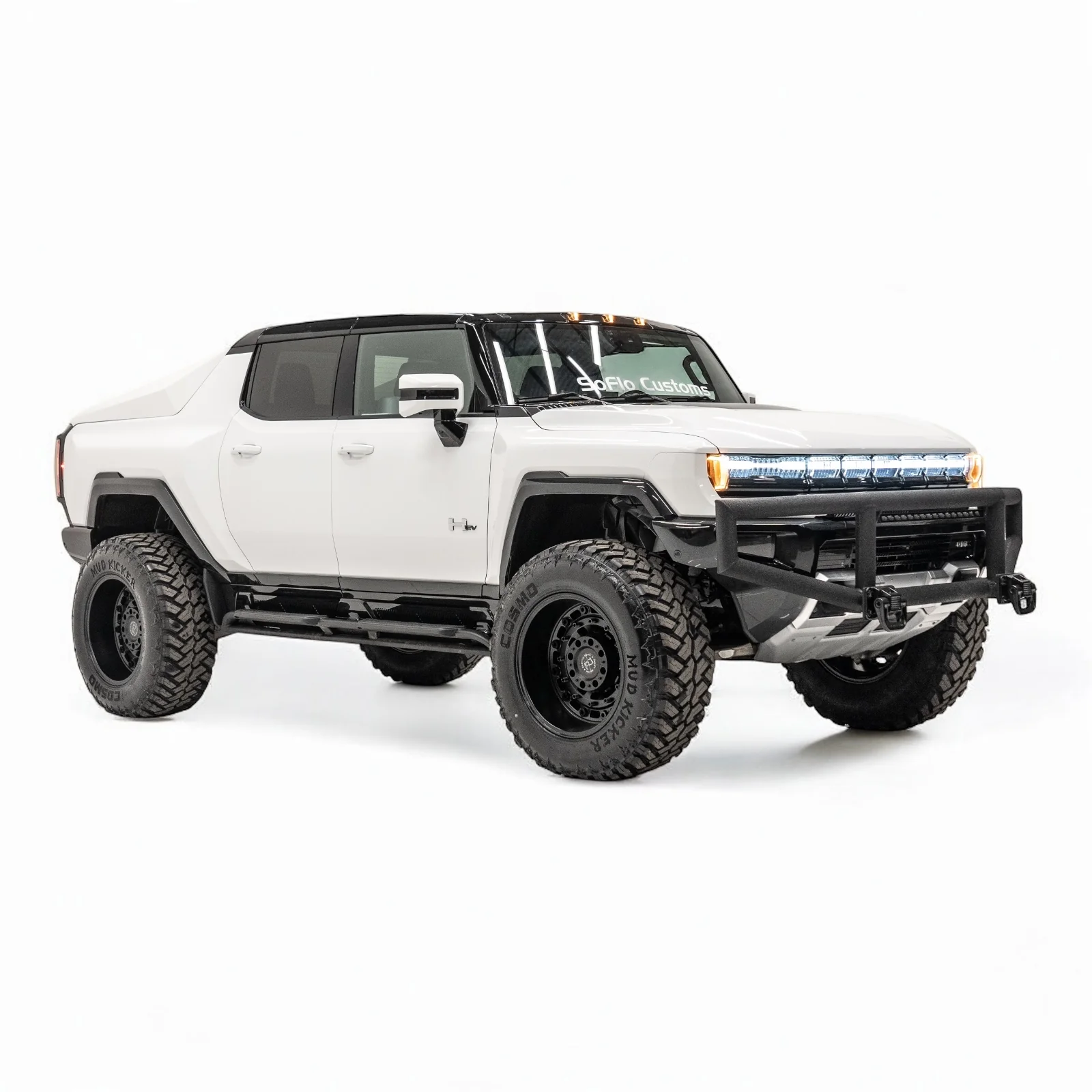 GMC Hummer EV Brush Guard Bull Bar Black Kevlar Finish 2021-2026