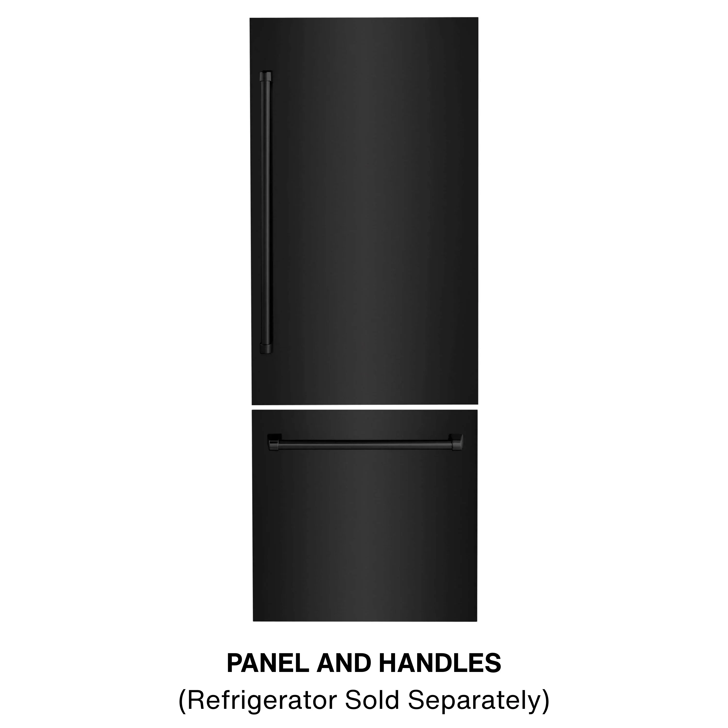 ZLINE 30-Inch Refrigerator Panels in Black Stainless Steel for RBIV 30-Inch Built-in Refrigerator (RPBIV-BS-30)