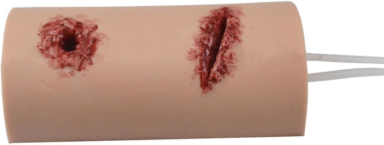 Wound Packing Trainer, Hemorrhage Control Stop Bleeding Trainer Model, Laceration Simulator Model, Simulates Wound Packing and Tourniquet Trainer, for Practicing Hemostatic Dressing Techniques