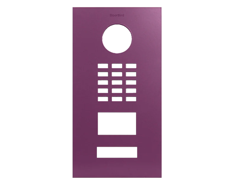 DoorBird Front Panel for D2101V in Traffic Purple, RAL 4006