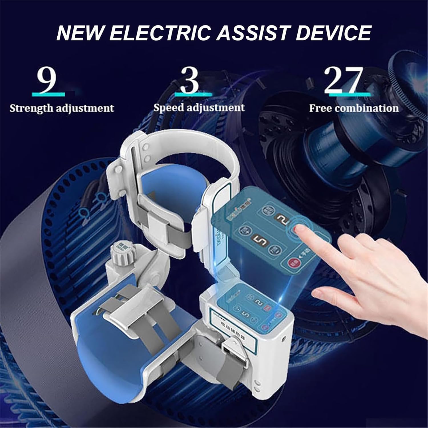 Electric Elbow Joint Rehabilitation Device, -15~150° Flexion and Extension Training, Elbow Brace Arm Exerciser, for Wrist Elbow Joint Injuries Recovery