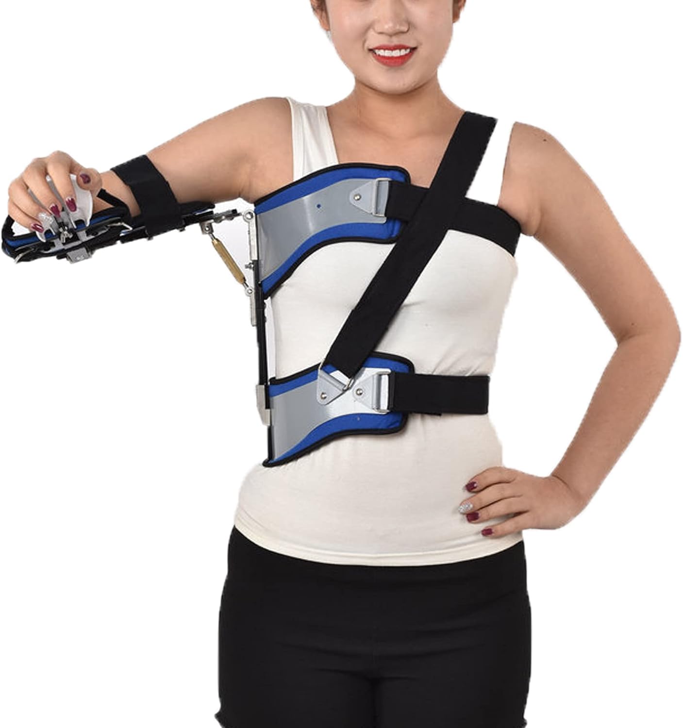Shoulder Arm Immobilizer Adjustable Rotator Cuff and Elbow Support for Rotator Cuff Surgery Broken Arm for Broken Fractured Bones Arm Shoulder Injury Support for Men and Women