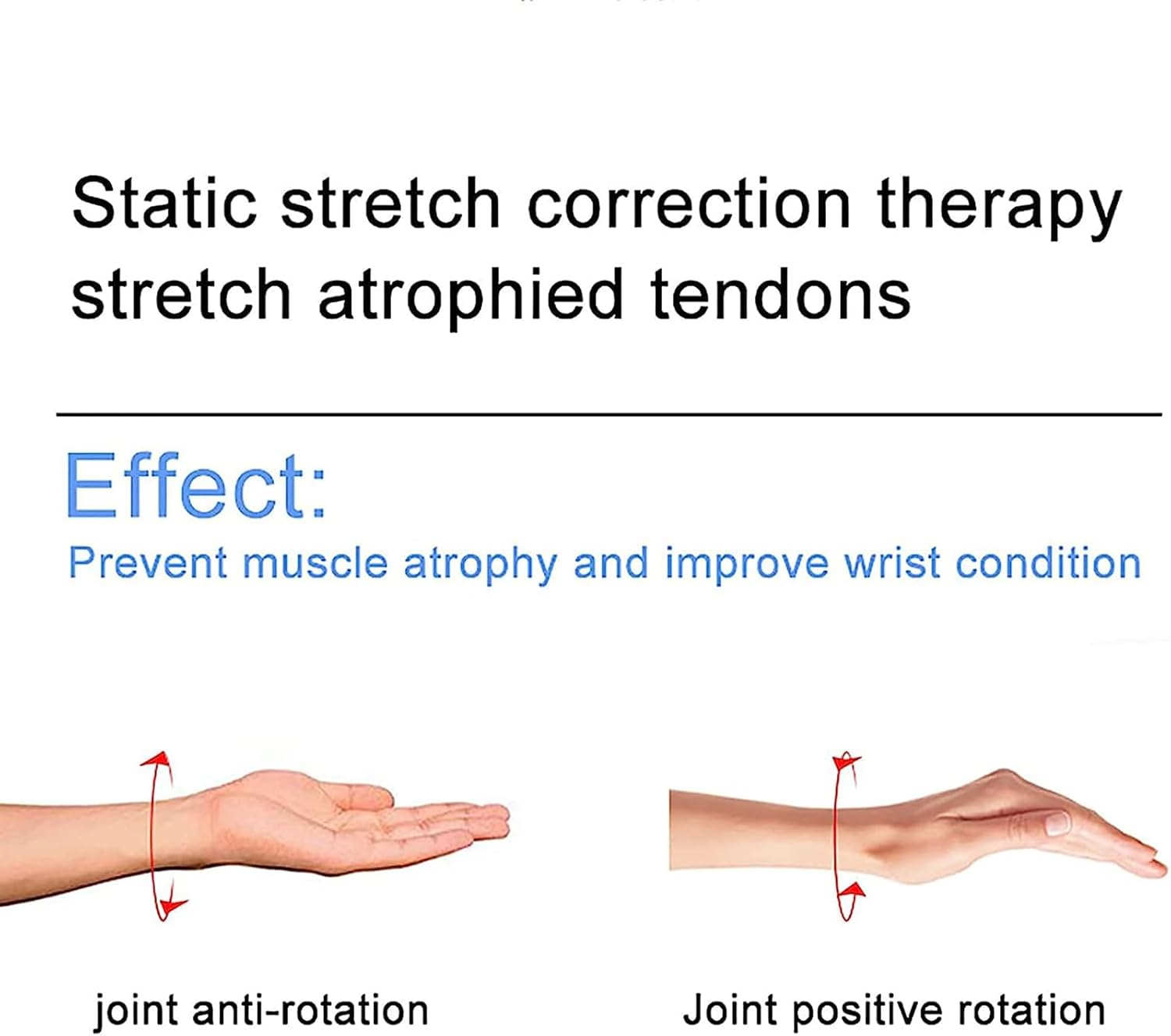 JOSBY Elbow Wrist Rehabilitation Training, Elbow Internal and External Rotation Equipment, Adjustable 0-120° Rotation, Static Stretch Correction Therapy, for Prevent Muscle Atrophy, Wrist Stiffness