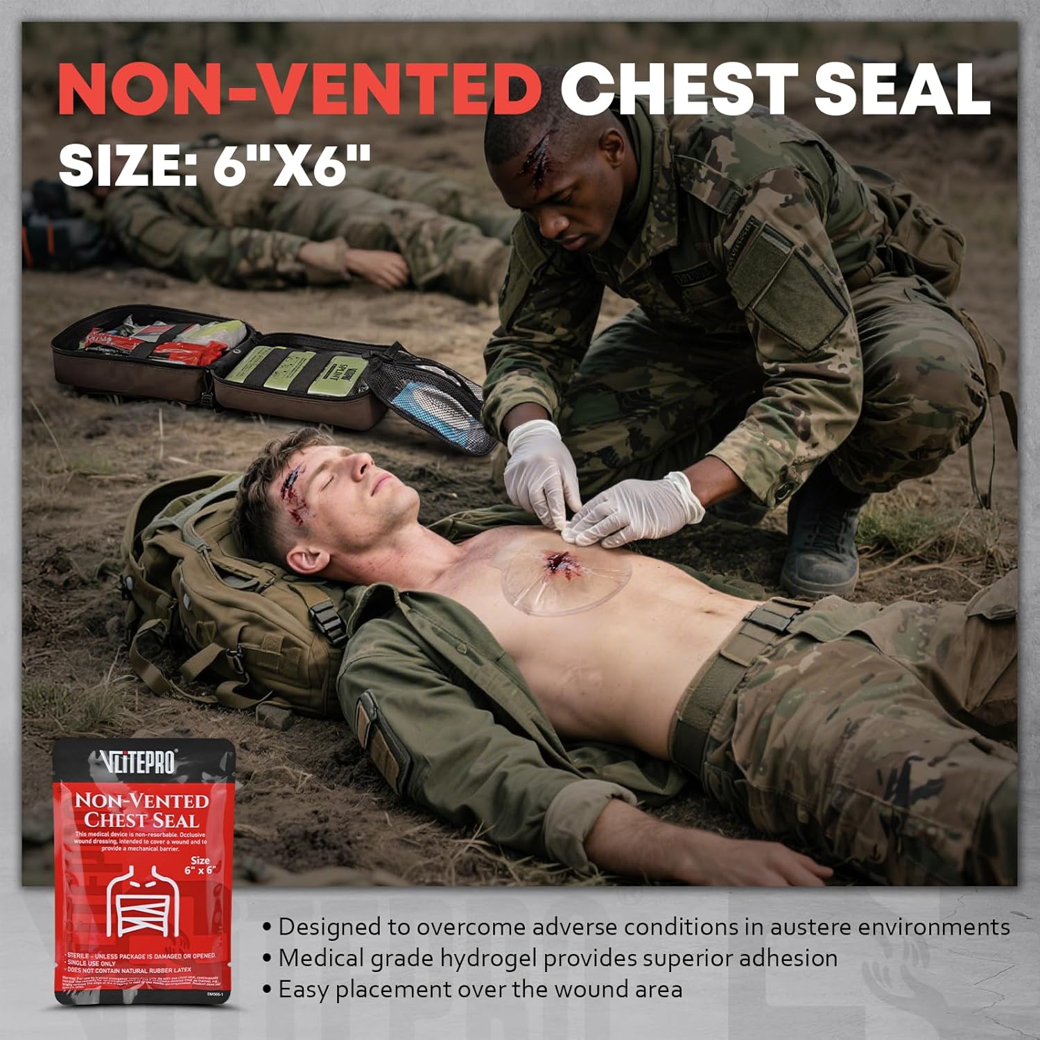 144 Pcs Advanced Trauma First Aid Kit - Emergency Camping Gear with Tourniquet, Compression Bandage, 36