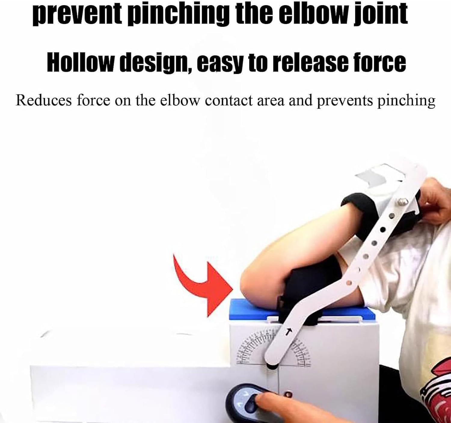 Elbow Stretching Rehabilitation Training Device -20° to 150° Flexion Angle Extension Adjustable Forearm Support