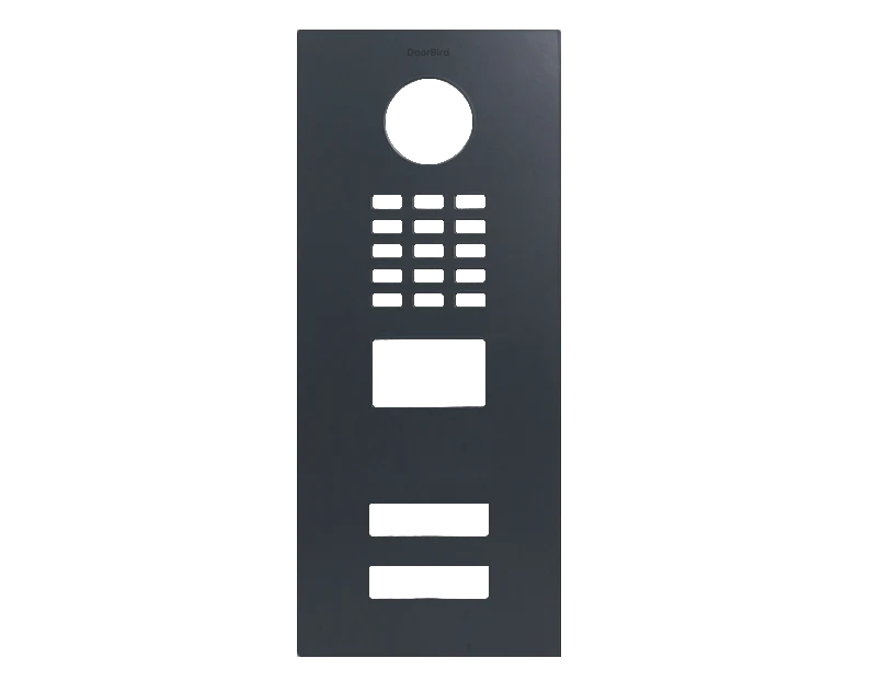 DoorBird Front Panel for D2102V in Anthracite Grey, RAL 7016