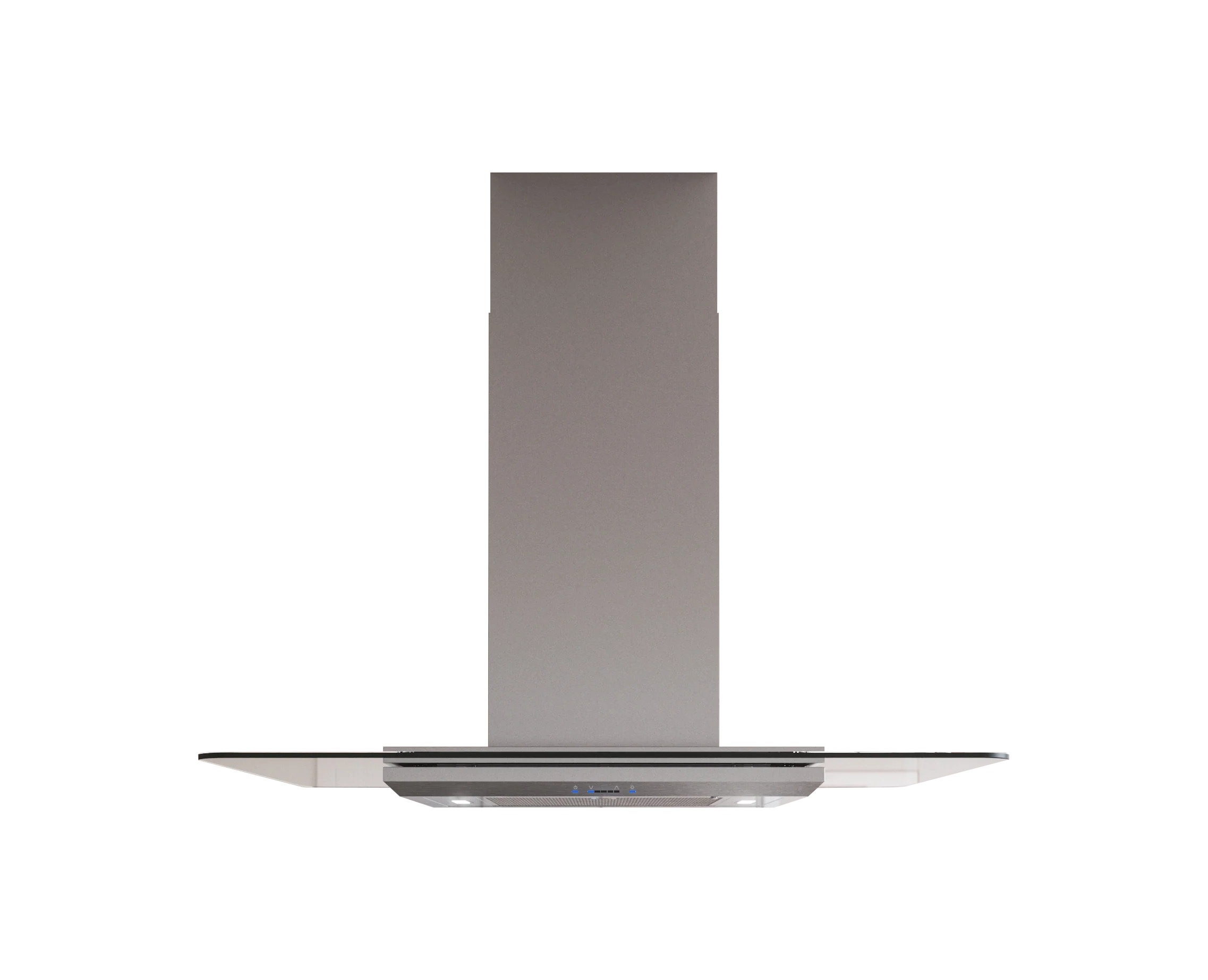 Zephyr Verona, Island, 36in, Stainless Steel+Glass, LED, ACT (ZVN-M90BG)