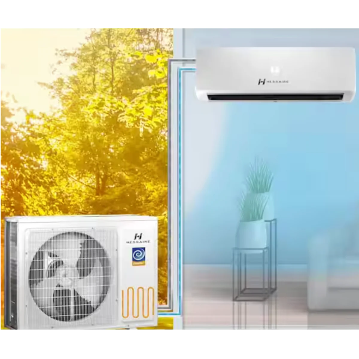 Hessaire DIY 24,000 BTU Ductless Mini Split Heat Pump