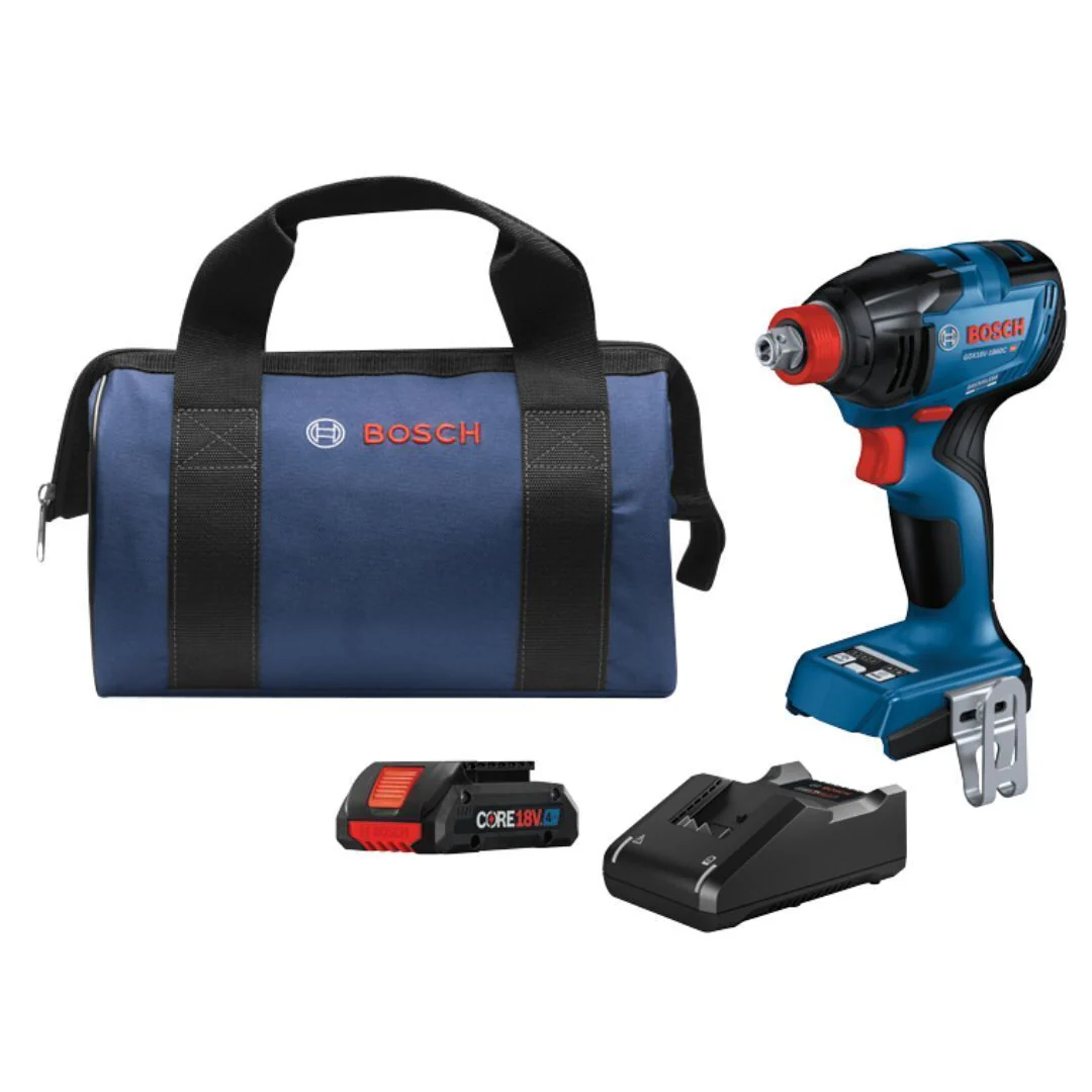 BOSCH GDX18V-1860CB15 18V Connected-Ready Two-In-One Driver/Wrench Kit