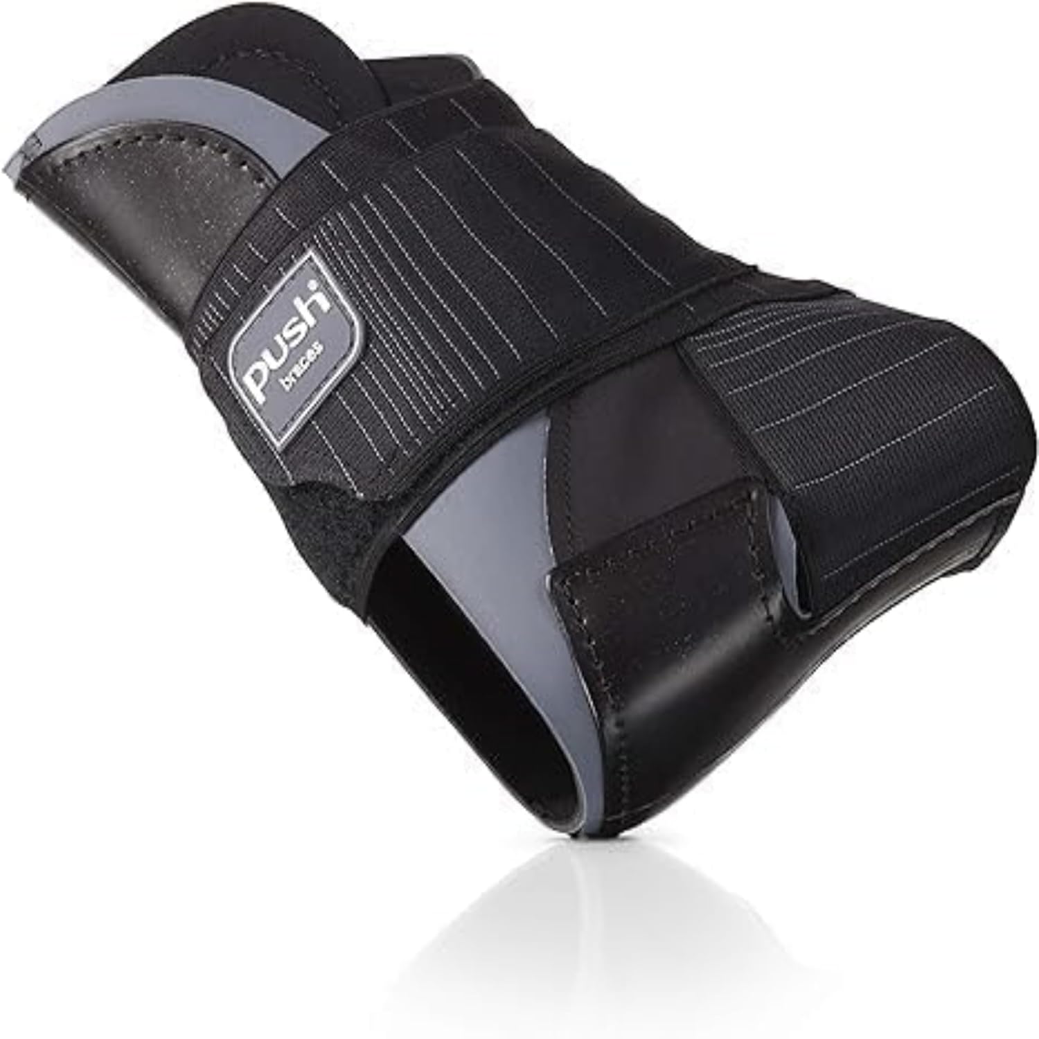 PUSH Ortho Ankle Brace Aequi - Stabilizer for Sprain, Injury, Instability, Fracture, Arthritis - Compression Support, Comfortable Fit, Moisture-Wicking (Right-Size 1)