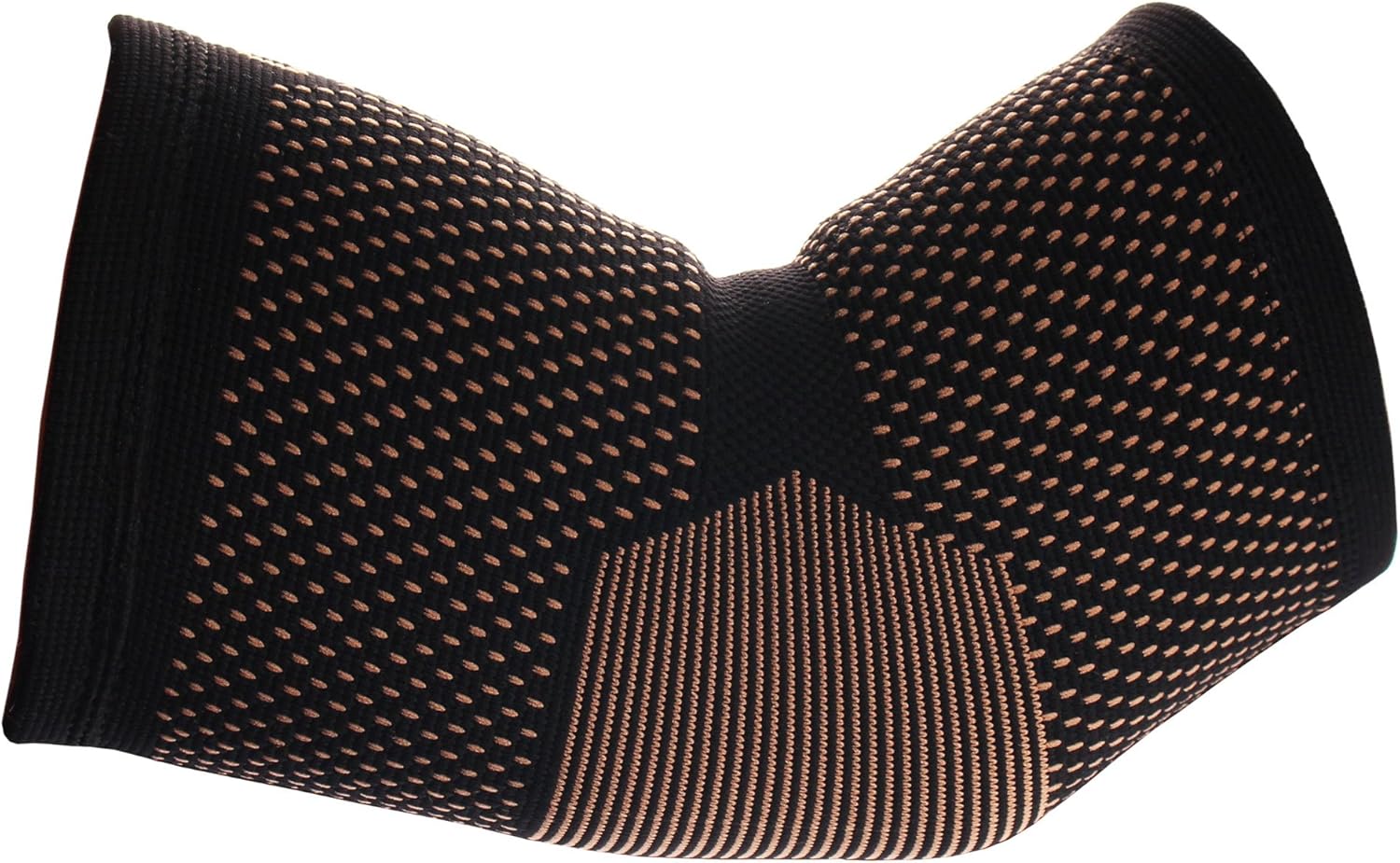 Copper Compression Elbow Sleeve - Black - Small/Medium - 10 Units