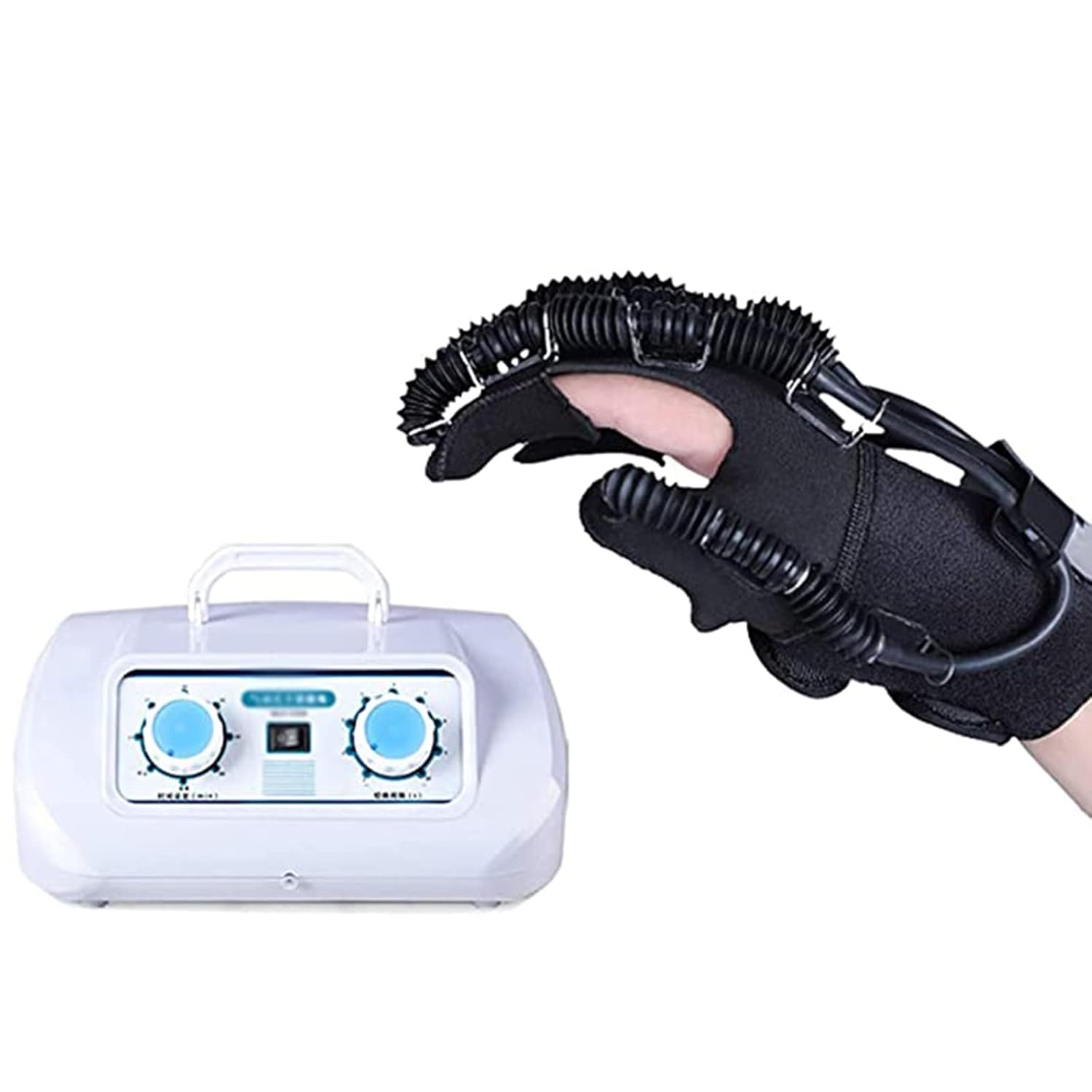 Mini Rehabilitation Robot Glove Hand Rehabilitation, Stroke Hemiplegia Finger Orthosis Finger Splint Rehabilitation Robot GlovesM,right hand