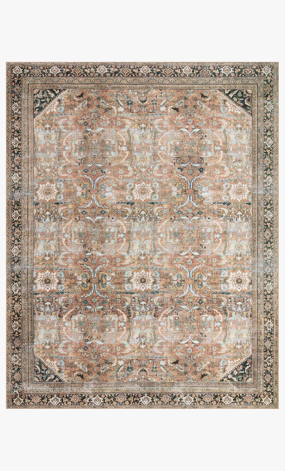 Loloi II Wynter Collection - Traditional Power Loomed Rug in Auburn (WYN-02)