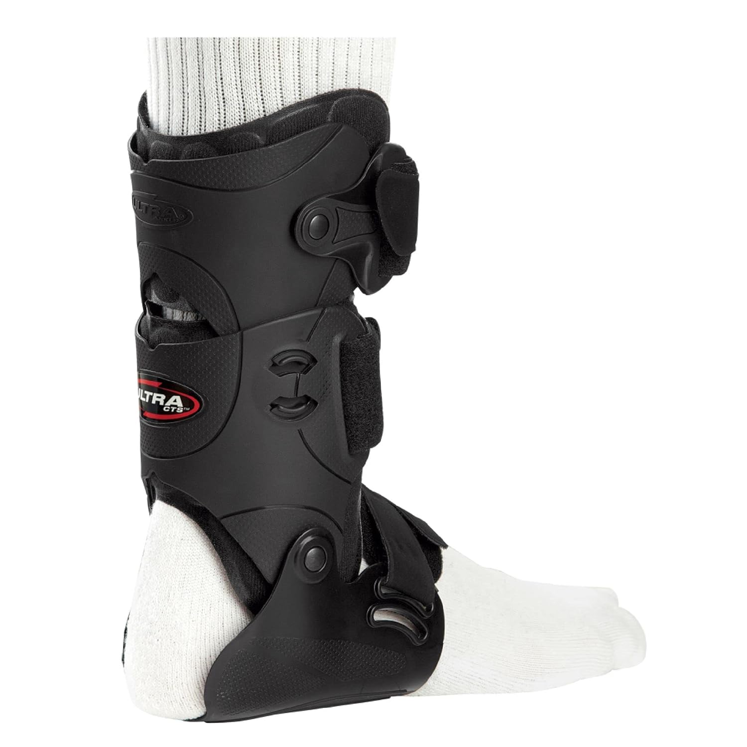 Brace Direct Breg Ultra CTS Ankle Brace - Hinged Rigid Stabilizer for Sprained Ankle, Achilles Tendonitis & High Sprains, Size S/M (Men 6-10, Women 7-11)