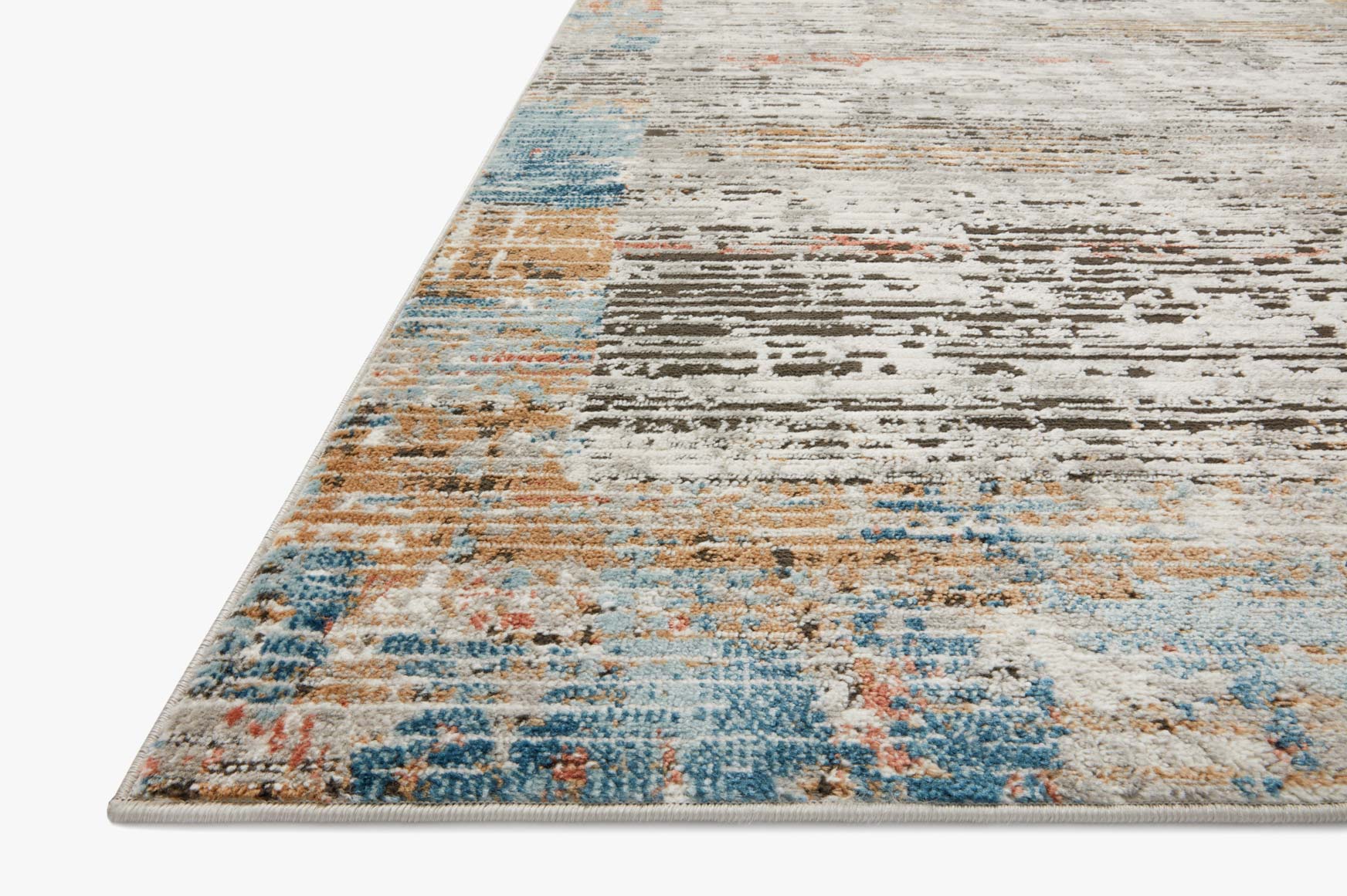 Loloi II Bianca Collection - Contemporary Power Loomed Rug in Ash (BIA-07)