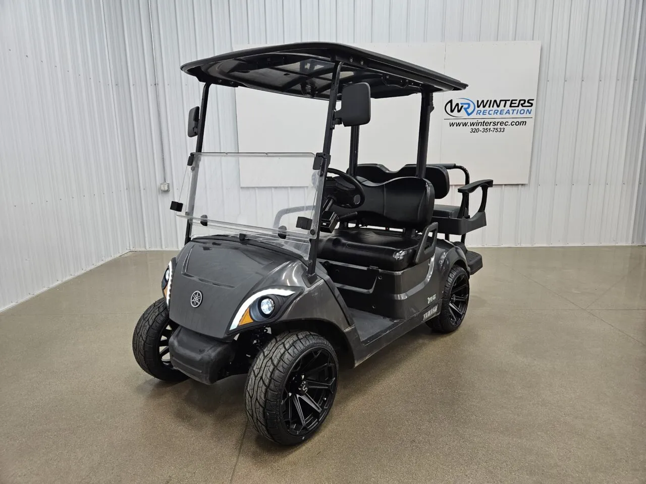 2021 Yamaha Drive 2 Gas AFI DELUXE STREET READY Golf Cart, Carbon
