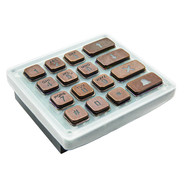 DoorBird Keypad Module for  D21DKV and D21DKH IP in 16 Bronze Keys
