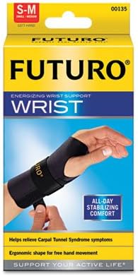 FUTURO? Energizing Wrist Support, S/M, Fits Left Wrists 5 1/2