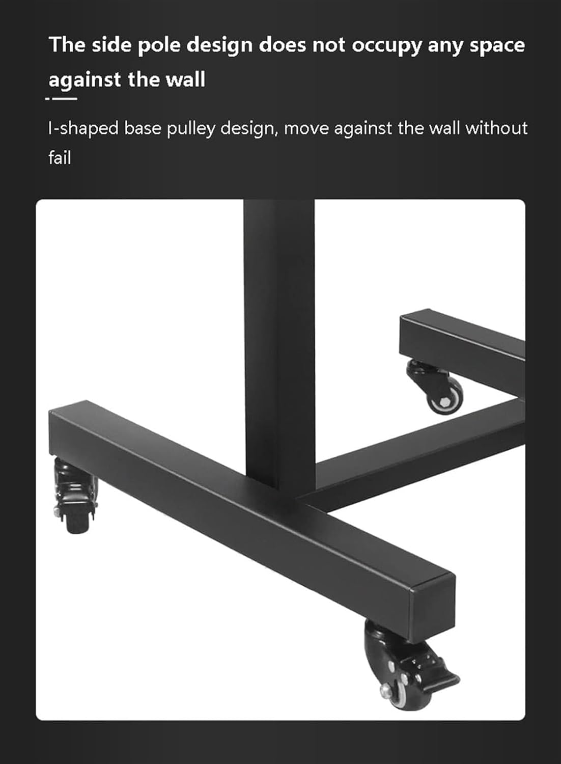 Over-Bed Tables Medical Adjustable Overbed Bedside Table with Wheels Pneumatic Mobile Standing Desk Laptop Desk Movable Overbed Table for Home Use Portable(