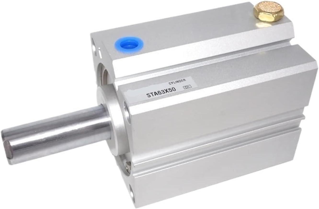 STA series compact single acting cylinder (spring extended), cylinder diameter 16-80mm, multiple short stroke options (5-50mm)(Bore 25mm,Storke 25mm)