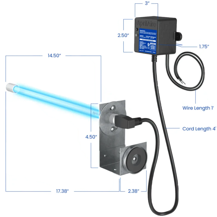 Aprilaire UV Clean Air Pair 1000 Series MERV 11 Whole House Air Cleaner