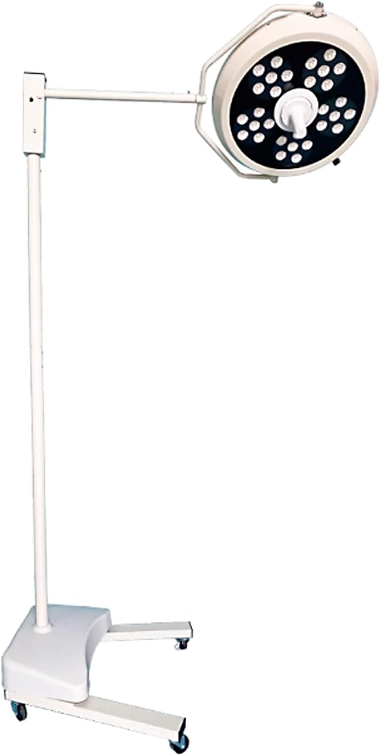 LED Shadowless Mobile Lamp, LED Surgical Medical Exam Light, Dental Light with Brightness Adjustment Knob for Gynaecology Outpatient Medical Examinations