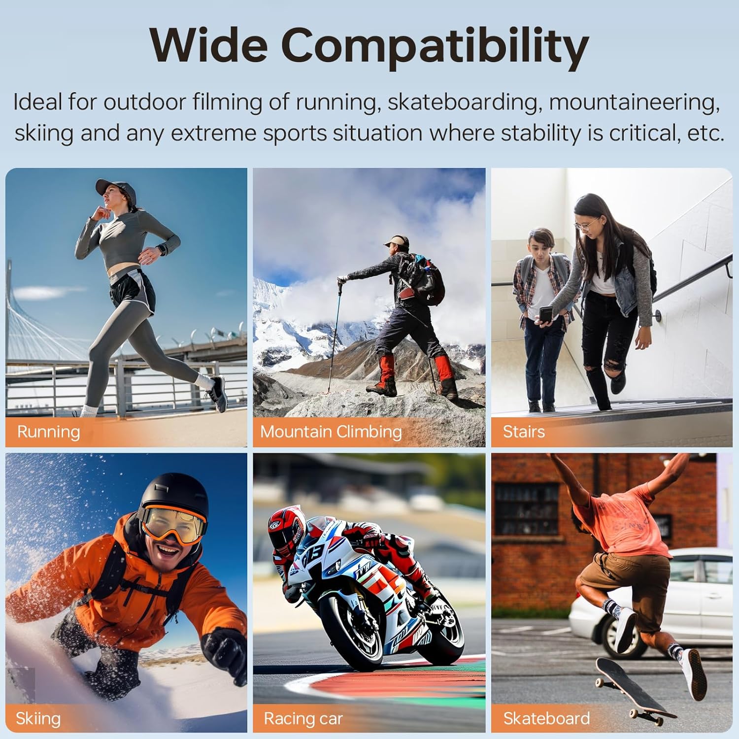 Came-TV Handle Grip Camera Mount, Handheld Camera Stabilizer Mount with 1/4