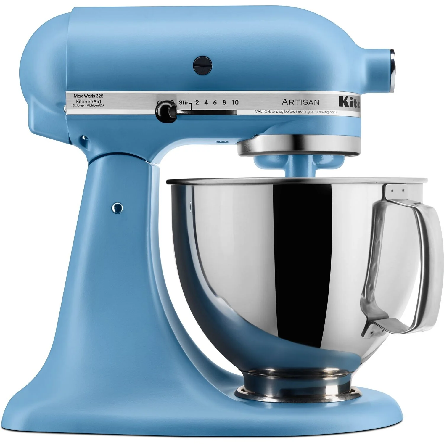KitchenAid Artisan 5-Quart Tilt-Head Stand Mixer in Blue Velvet (KSM150PSVB)