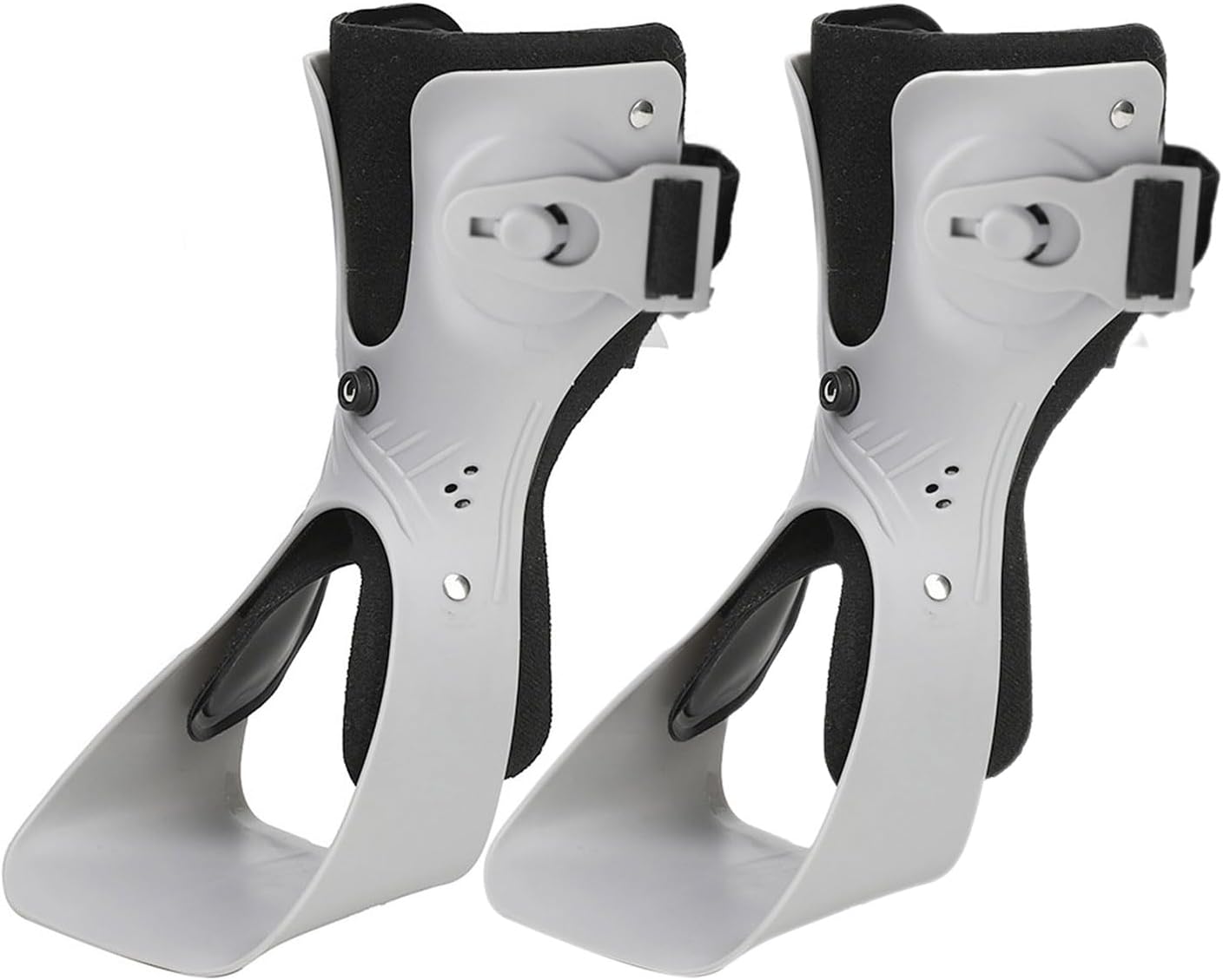 SFKLYU 1 Pair Lightweight Foot Drop Brace Ankle Brace Support Usable with Shoes or Barefoot for Hemiplegia Stroke Varus Foot Improve Walking Gait,A2,M