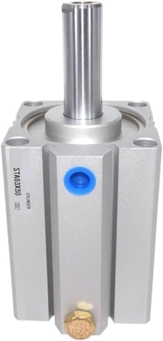 STA series compact single acting cylinder (spring extended), cylinder diameter 16-80mm, multiple short stroke options (5-50mm)(Bore 25mm,Storke 25mm)