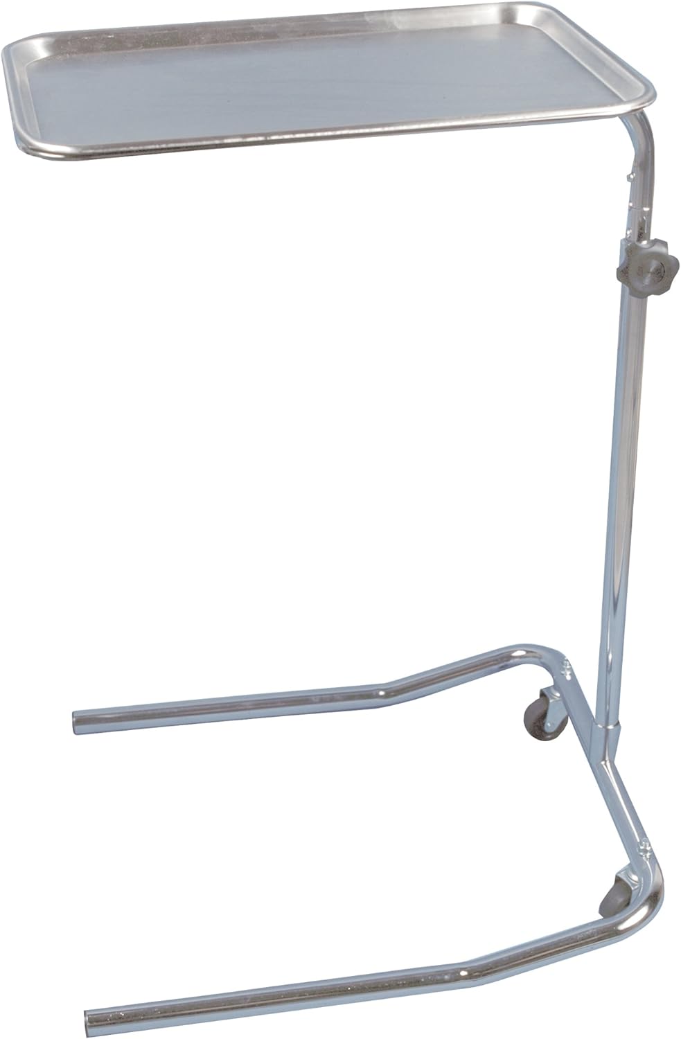 Drive Medical Single Post Mayo Instrument Stand, Chrome