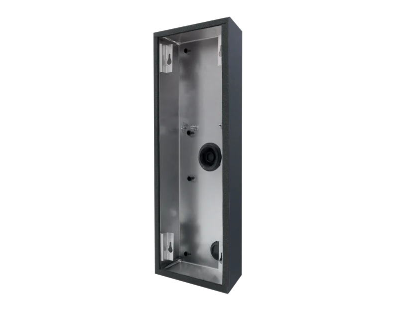 DoorBird D2101KV, D2102FV Fingerprint 50, D2102FV EKEY, D2101FV EKEY Sline, D2102FV EKEY Sline Surface-Mounting Housing Backbox in Anthracite Grey, RAL 7016