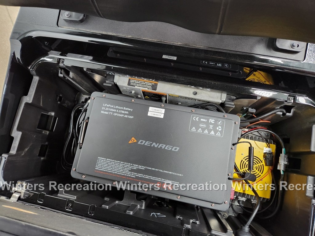 2020 Club Car Tempo Lithium Ion DELUXE STREET READY Golf Cart, Metallic Black