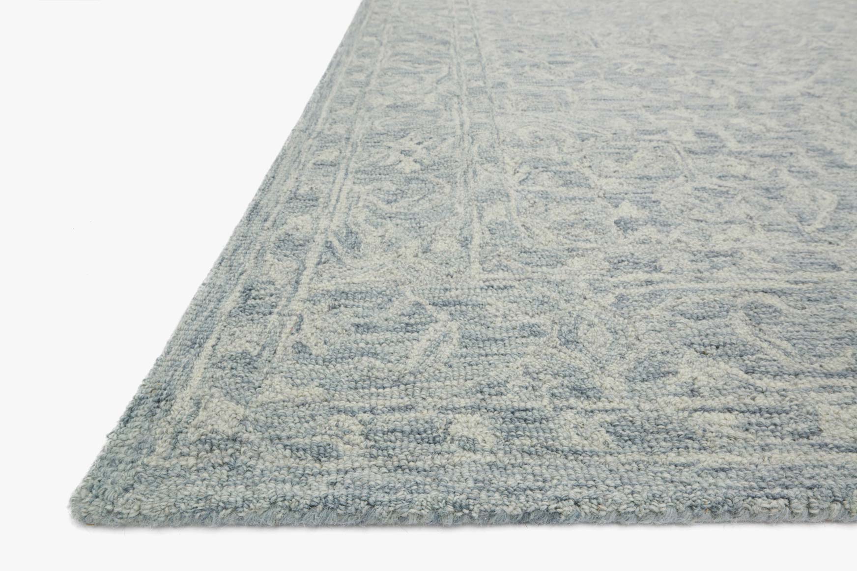 Loloi Lyle Collection - Transitional Hooked Rug in Slate (LK-03)