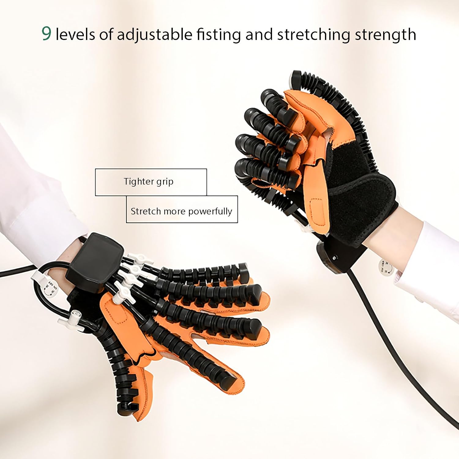 Rehabilitation Robot Gloves, Stroke Hemiplegia Rehabilitation Training Equipment, Smart Rechargeable Finger Training Equipment for Arthritis & Muscle Strength